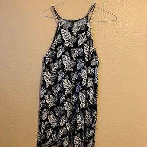 forever 21 tropical print tank top dress